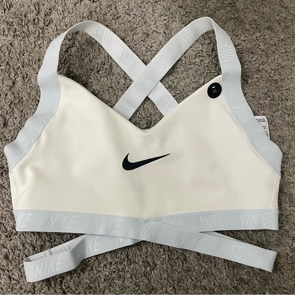 Nike Pro Dri-Fit Indy Logo Sports Bra Medium - Picture 5 of 5